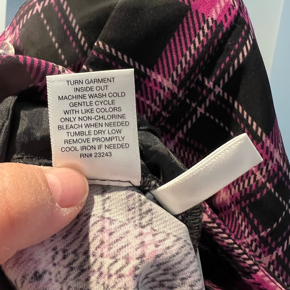 NWT - New York & Co Plaid Pants - Size 14 - Picture 5 of 6